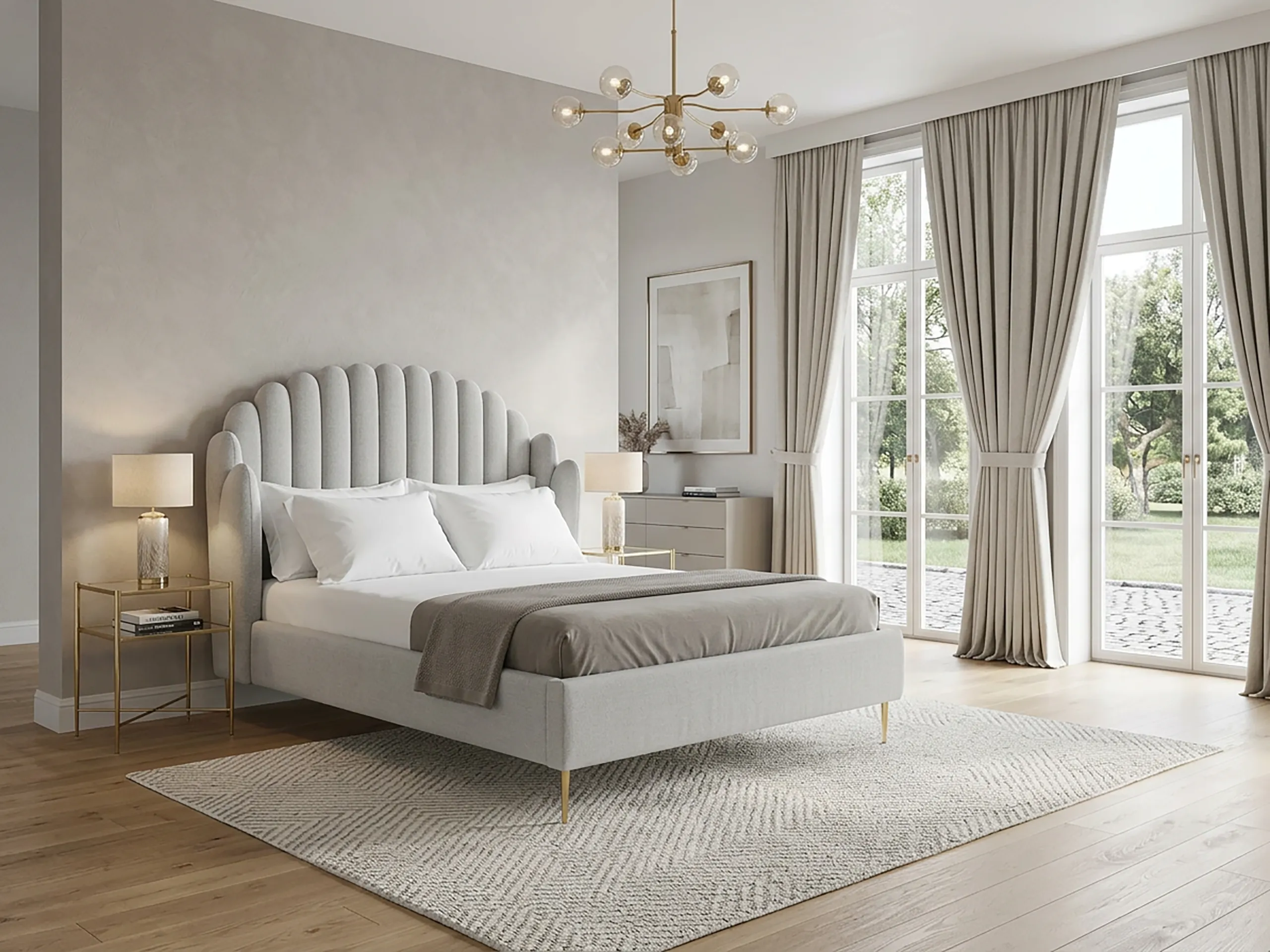 Cama Estofada Flower - Image 2